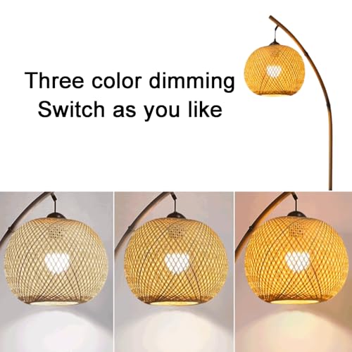 Lámpara de bambú para iluminar rincones oscuros del salón 6