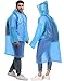 HOOMBOOM Rain Ponchos for Adults Reusable Raincoats Hooded for Women Men Survival Heavy Duty Military Impermeable 2 Packs Rain Coat