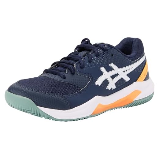 Asics Gel-Dedicate 8 Padel, Sneaker Hombre, Blanco Medianoche, 40 EU