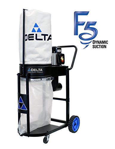 Delta Power Equipment 50-723T2 1 hp Dust Collector, Black - Thumbnail 2