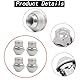 Amazleer 4 Stück Alufelgenmuttern für Ford Focus, Fiesta, Kuga - M12 x 1,5 mm hochfeste Vollauto-Radmuttern, OEM 1366029 1454051 kompatibel mit Ford Fiesta, Focus, Mondeo, Fusion (4)