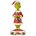 Enesco Dr. Seuss The Grinch by Jim Shore Two-Sided Naughty and Nice Figurine, 8.98", Multicolor