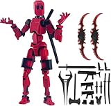 LYROYREG (Assembly Completed) Titan 13 Action Figure,Lucky Robo 13 Action Figure T13 Action Figure 3D Printed Multi-Jointed Movable, Nova T 13 Action Figure Dummy 13 Action (1PCred)