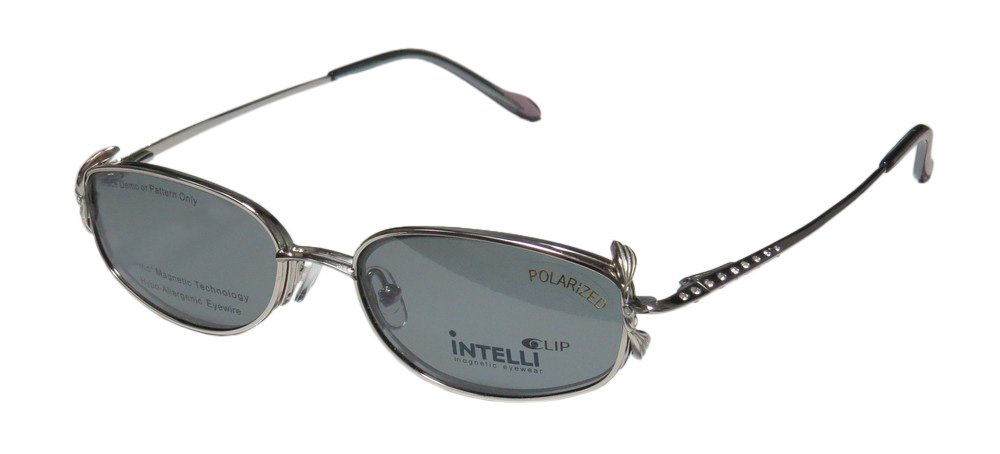 Elite Eyewear747 Womens/Ladies Designer Full-rim Sunglass Lens Clip-Ons Rhinestones Flexible Hinges Eyeglasses/Eye Glasses