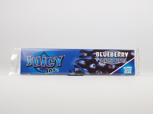 Juicy Jay's Flavoured Papers Blueberry 3 Packs of 32 Leaves