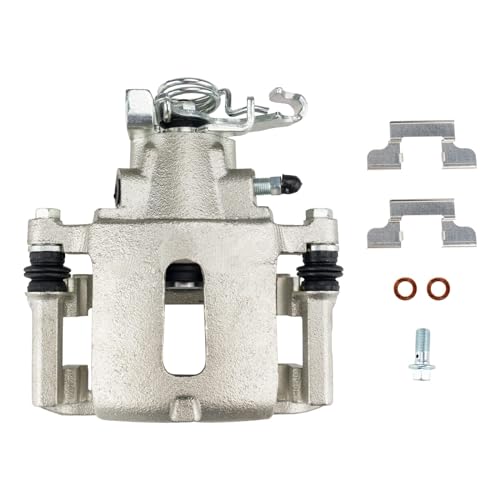 Image of KAX Disc Brake Caliper Assembly Fit for 2005 2006 2007 2008 2009 2010 2011 2012 2013 2014 Ford Mustang, Rear Left Driver Side brake caliper