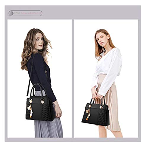 Amaze-Women-Top-Handle-Handbags-Shoulder-Satchel-Bag-Tote-Messenger-Purse-with-Tassel