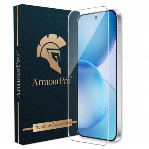 Image of ArmourPro 3D Borderless Tempered Glass for Oppo Reno 16c, HD Clear Curved Edge to Edge Screen Protector, 9H Hardness, Oleophobic Coating, Case Friendly | Pack of 1