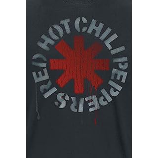 Red Hot Chili Peppers T Shirt Stencil Band Logo Nouveau Officiel Homme Noir - Les Beatles, Paul McCartney, John Lennon, RIngo Starr, George Harrison Red Hot Chili Peppers T Shirt Stencil Band Logo Nouveau Officiel Homme Noir – Image 3