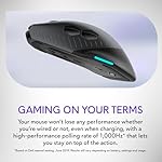 Alienware Wired/Wireless Gaming Mouse AW610M: 16000 DPI Optical Sensor - 350 Hour Rechargeable Battery, 7 Buttons, 3-ZONE 16.8m AlienFX RGB Lighting, Edge-Free Design, Ergonomic, Dark Side of the Moon - Image 3