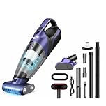 Handheld Cordless Vacuum for Pet Hair 10KPA Powerful Suction Car Vacuum Cleaner Rechargeable Vacuum Cleaner with Pet Tool Hose Brush Filters Mini Dust Buster for Couch Stairs Carpet Car Sofa Floor