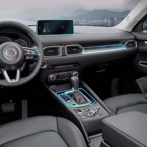 Película protectora de coche contra arañazos en pantalla de navegación de Mazda CX-5 2017-2024