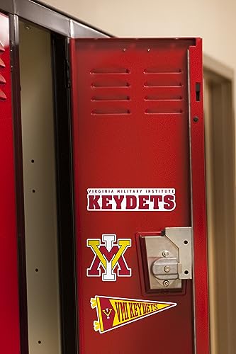 Image of Virginia Military Institute 8ct Vinyl Large Deluxe Stickers Variety Pack - Laptop, Water Bottle, Scrapbooking, Tablet, Skateboard, Indoor /Outdoor - Set of 8