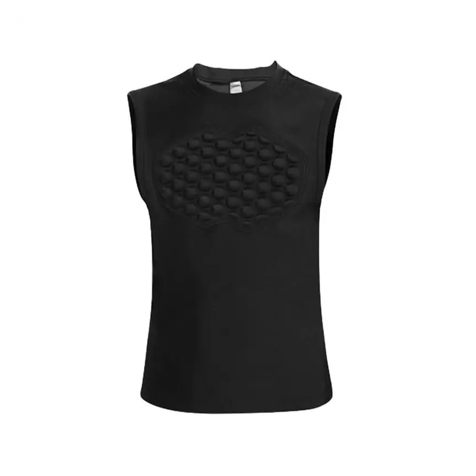 Camiseta de fútbol Acolchada Camiseta de fútbol Acolchada Juvenil con protección for el esternón, Chaleco Protector Pecho, Costillas y Cadera, Camiseta compresión