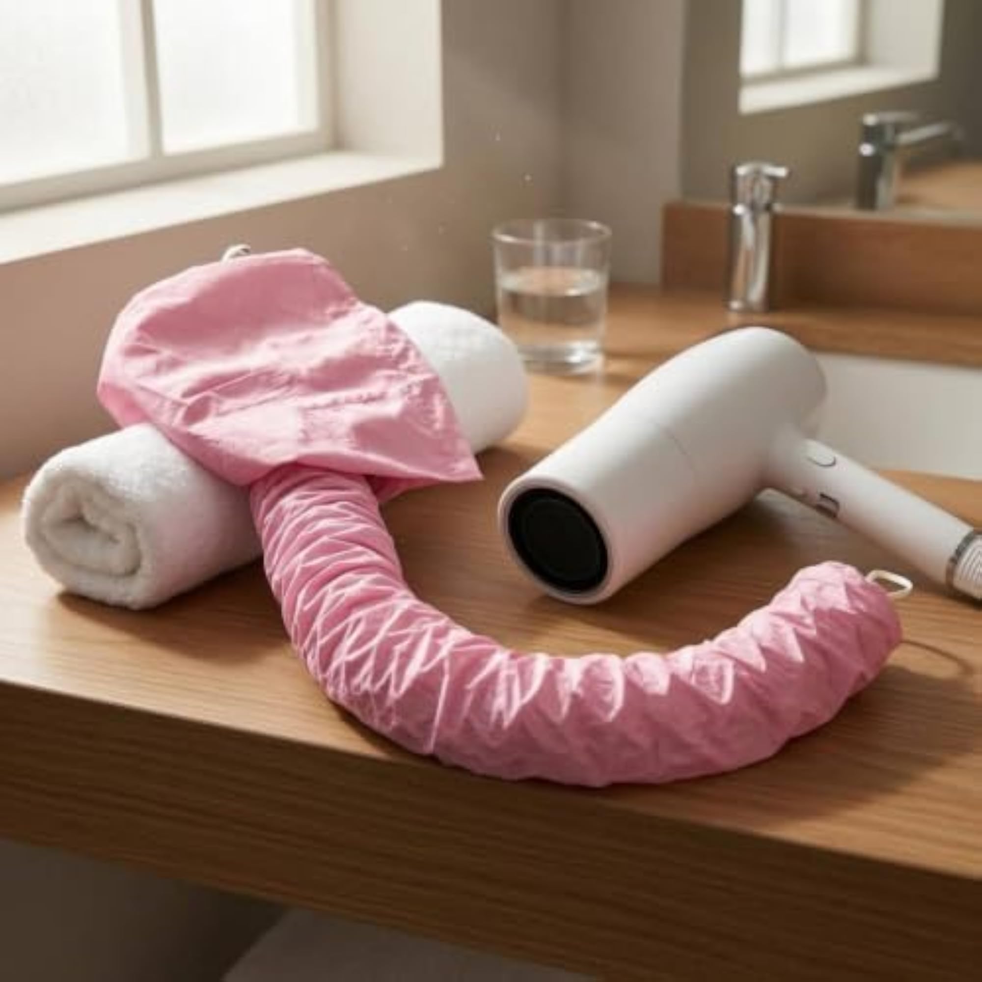 Adjustable Drawstring Hair Dryer Bonnet