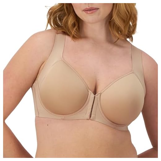 Bali Women's One Smooth U Posture Boost w/EverSmooth Back Underwire Bra, Nude, 38C