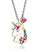 Jojo Siwa Unicorn With Heart Charm Pendant Necklace, 16"+3"