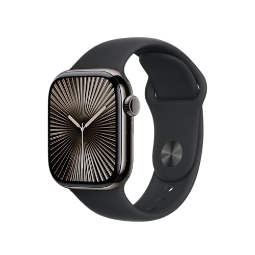 Image of Apple Watch Band - Sport Band (42mm) - Black - M /L