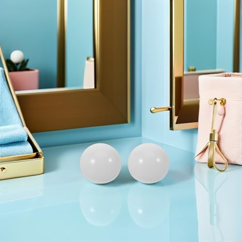 Toyvian 20pcs Replacement Globes for LED Makeup Mirror Hemispherical Lampshade Vanity Light Bulb Covers Small Bulb Globe Shells Guard Cover - Image 4