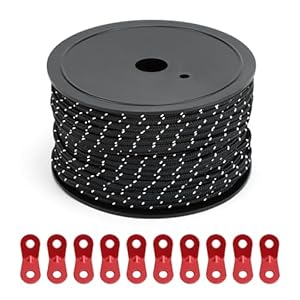 QWORK WD42234 Odblaskowe Linki Napinające 10 szt.