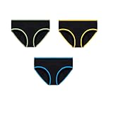 Ladies Menstrual Briefs Low Waist Postpartum Knickers Heavy Flow Absorbent Leak Proof Crotch Period Panties Extra Protection Pack Of 3 Green/Yellow/Blue 5Xl
