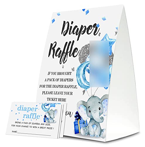 Yuansail Diaper Raffle Tickets For Baby Shower cover