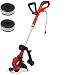 Produktbild Grizzly Elektro Rasentrimmer ERT 600-28 cm Schnittkreis, 600 Watt starker Motor, Doppelfadenspule, Inkl. Führungsrolle für Edge Funktion, mit 2. Spule und Ersatzspulenhalter