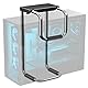 Verstellbare PC-Halterung unter schreibtisch für meisten Computergehäuse,Heavy Duty Computergehäuse-Halterung mit Schutzpolster,Hervorragende Luftzirkulation Maximale Tragfähigkeit 30 kg-Schwarz