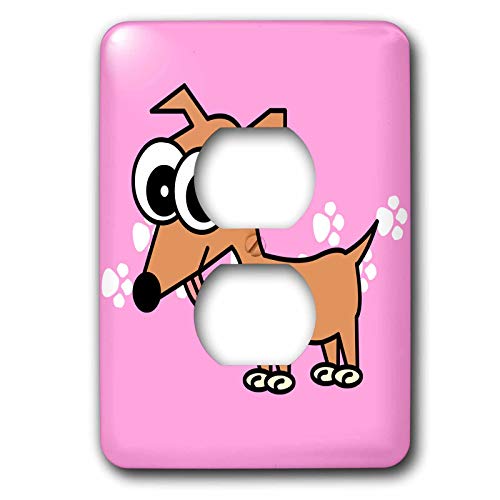 Chihuahua cache-prise double lsp_6134_6 pour remplacer vos plaques murales blanches unies