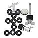 Hi-Hat Cymbal Clutch & Hardware Set - 1 Set Drum Kit Accessories with Screw, Felt Pads, Key & Pedal Beater