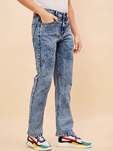 Image of HIGH Star Men's Mid Rise Bootcut Fit Stretchable Jeans