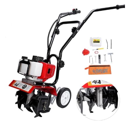 Mini Power Weeder of 52cc 2HP 2 Stroke Weeder Used for Weeding in All Types of Agriculture Crops, Fruits and Vegetables with Metal Blades Pack of 1-image-31