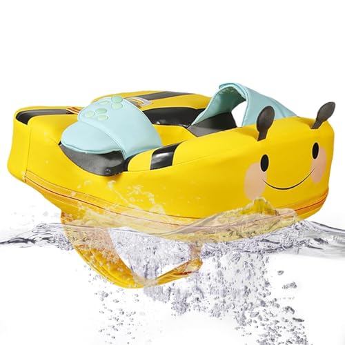 Setauoo Flotador de natación para bebé - Flotador de piscina impermeable para niños pequeños | Anillo de natación impermeable con entrepierna extraíble, flotadores para bebés, juguete de agua flotante