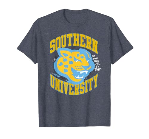 Southern University - SU - T-Shirt, Men, Heather Blue, 3X-Large