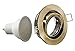 Produktbild Lichtidee Led Einbaustrahler Spot Strahler IP20 Altmessing gebürstet schwenkbar rund mit Led 4Watt GU10 warmweiss 3000 Kelvin 300 Lumen mit GU10 L Fassung 230Volt