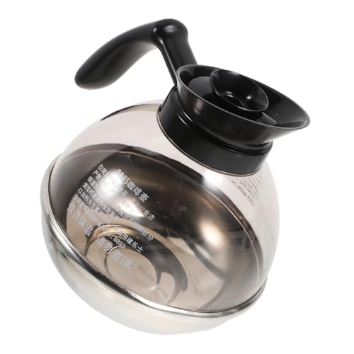 KONTONTY Stainless Pot Durable Stovetop Kettle for Home Office Capacity Coffee Carafe with Comfortable Grip Compatible with Induction Cookers