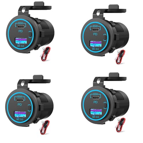 Prise USB pour ordinateur portable 65W PD multi port étanche auto