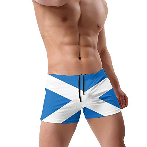 Men'S England Flag Swimwear Boxer Briefs Swim Trunk Triangle Thong Bikini Swimsuit3