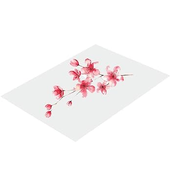 肉質画　【花】サインあり Amazon.co.jp: 桜タトゥー鎖骨防水花女性長期持続梅セクシーな桃
