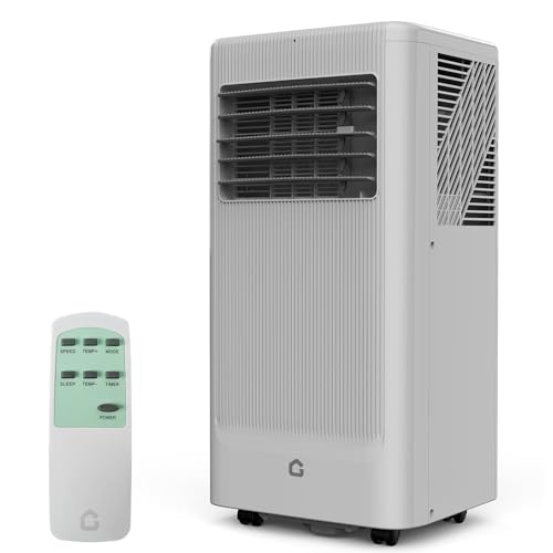 8000 BTU Portable Air Conditioner 3-in-1 Cooling AC Portable Air Conditioner for Room with Sleep Mode, Ventless Floor Air Conditioner, 3 Speeds Fan & Dehumidifier
