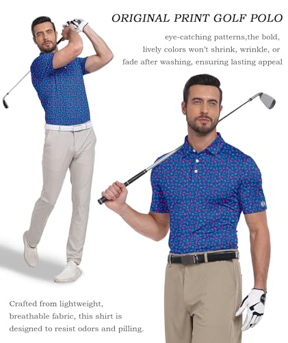 Mens Golf Shirt Moisture Wicking Short Sleeve Polo - $8.99 after coupon - image 3