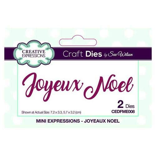 Dies by Sue Wilson Mini Expressions Collection Joyeux Noel, CEDFME008