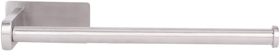 304 Stainless Steel Toilet Paper Holder - Wall Mount Tissue Rack with Elegant Brushed Finish Compatibility with Bathroom and Kitchen