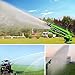 Farm Irrigation Sprinkler,Heavy Duty Pulsating Sprinkler,360° Rotary Large-Area Watering Spray,Agricultural Turbine Vortex Rod Water Sprayer,for Garden, Lawns, Yards