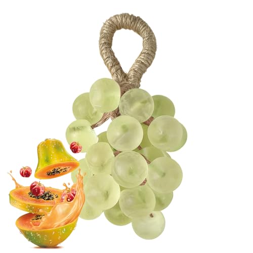 Saponette Artigianali,Detergente Solido Per Mani All Uva Realistico,Saponette Nutrienti A Forma Di Frutta - Per Il Viso, Le Mani, Il Corpo, Bagno, La Doccia, Viaggio, La Casa, Le Donne, Gli