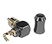 [2Pcs 90° Angle] Hi End RCA Male Plug Adapter Audio Phono Gold Plated Solder Connector KK-01