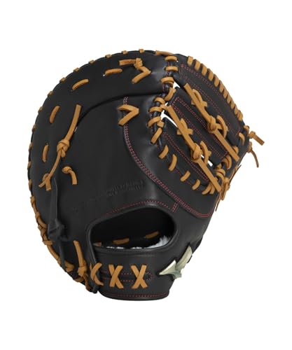 ミズノ MIZUNO 軟式用グローバルエリートHselectionSIGNA AXI 一塁手用/TK型 野球 一般 軟式 ファースト ミット グローブ 24AW(1AJFR31700) 0949ブラック×コルク 右投げ用