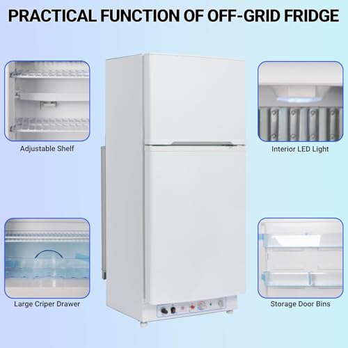 Smad FBA-DDG-185D1U Off Grid Propane Refrigerator thumb #6
