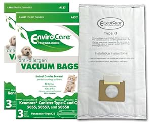 EnviroCare Ersatz-Staubsaugerbeutel für Kenmore/Panasonic, 6 Stück