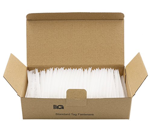 Pag 0.5 Inch Standard Tagging Gun Fasteners Tag Barbs Attachments Price Tag Gun Refill For Clothing, 5000Pcs, Transparent #TOP1